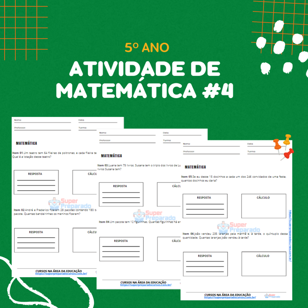 Atividade De Matem Tica Ano Simulados E Quest Es