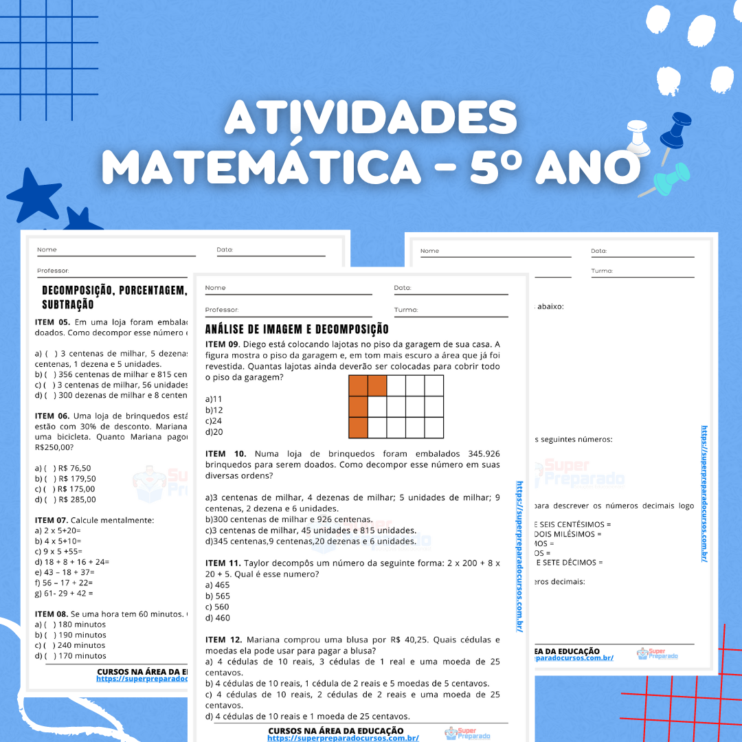 Atividades De Matem Tica Divis O Para Ano Verloop Io