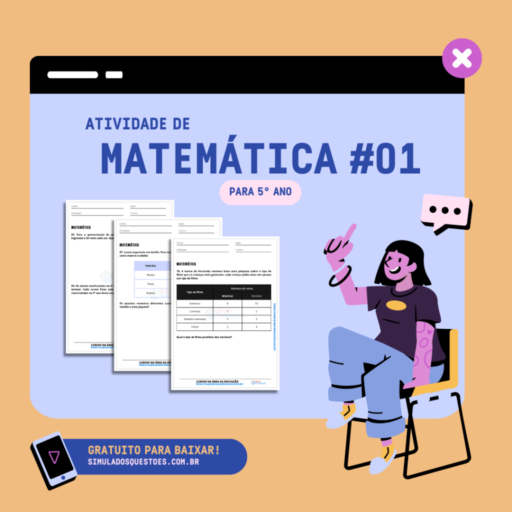 Atividade De Matem Tica Ano Simulados E Quest Es