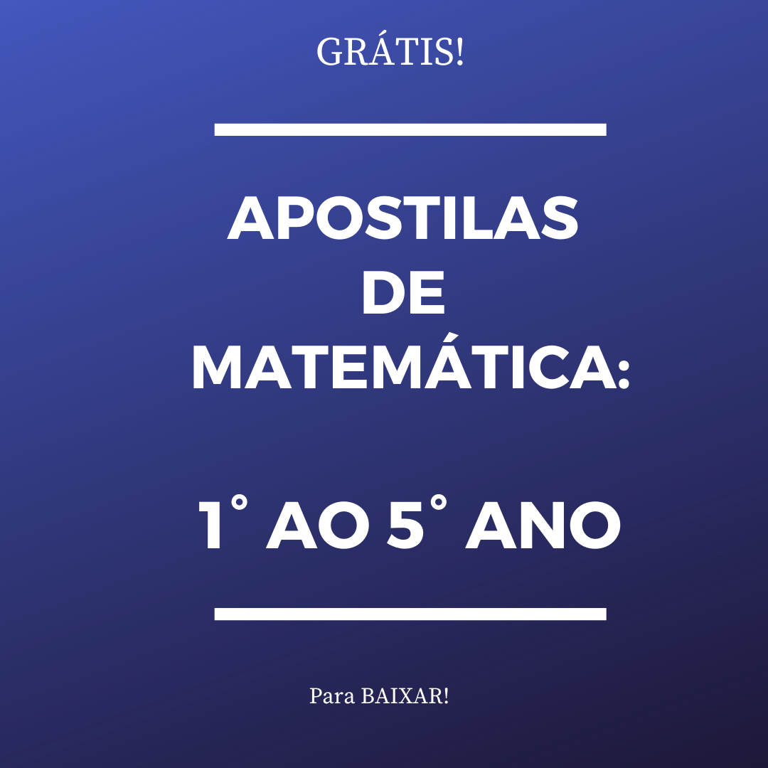 Apostila matemática em pdf