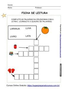 Cruzadinha Matemática para imprimir