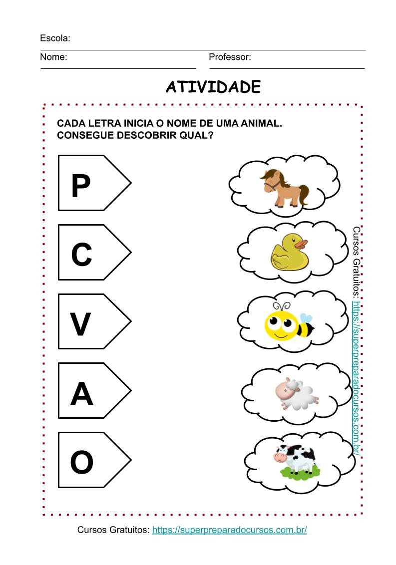 Categoria Letras Link: Vogais, PDF, Sílaba