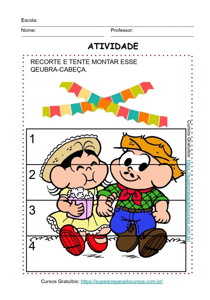 Atividade Festa Junina - para baixar - Simulados e Questões🥘 Aventure ...