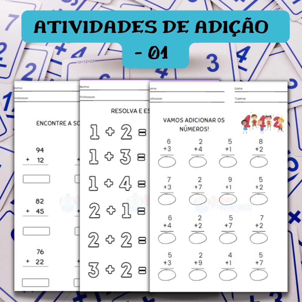 Contas para o 4º Ano do Ensino Fundamental – Adição