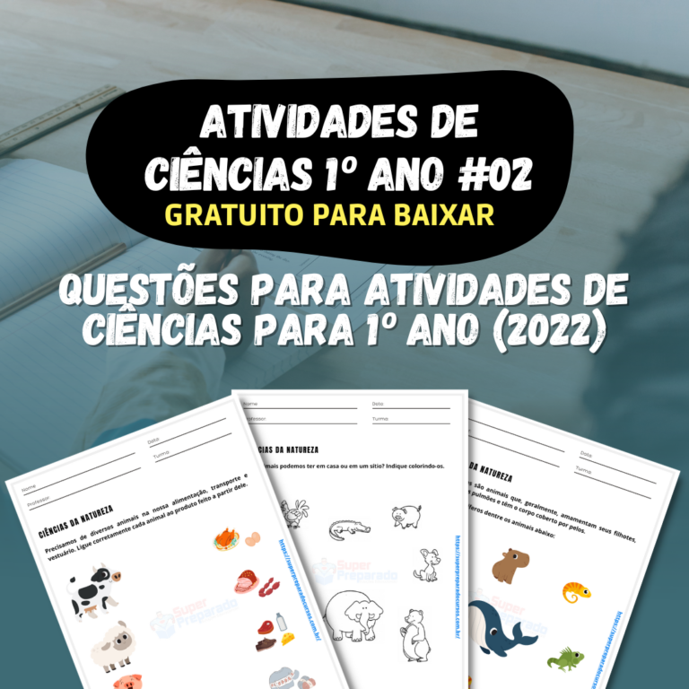 Atividades de Ciências 1º ano #01 (1)