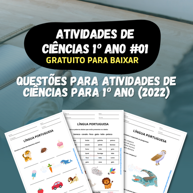 Atividades de Ciências 1º ano #01