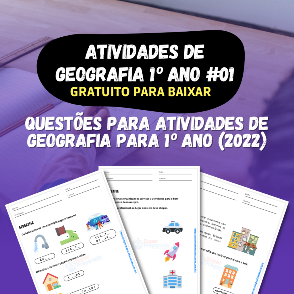 Diferentes tipos de materiais - Planos de aula - 1º ano - Geografia