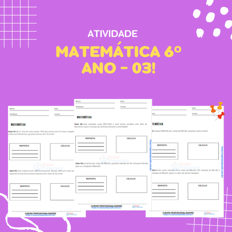 Matemática 6º ano - 03
