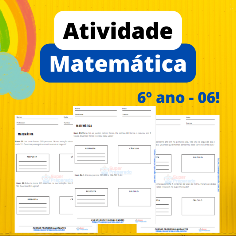 Matemática 6º ano - 06