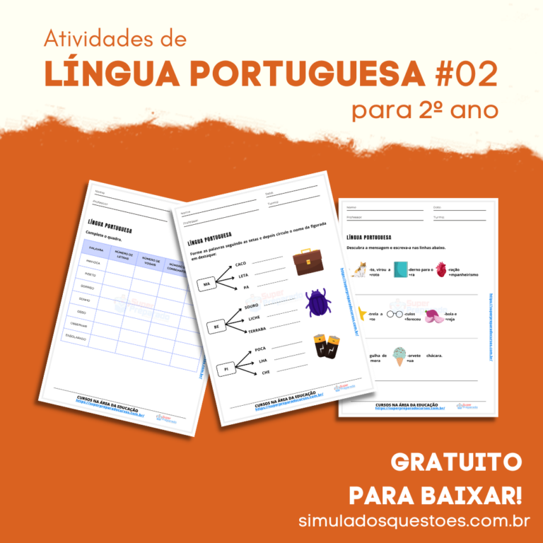 _ Atividade de Língua Portuguesa 2o ano #03