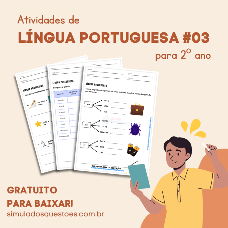 Atividade de Língua Portuguesa 2o ano #03