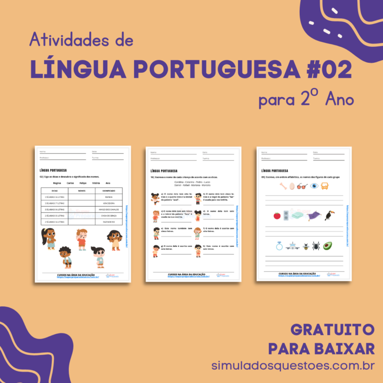 Atividade de Português - 2º Ano