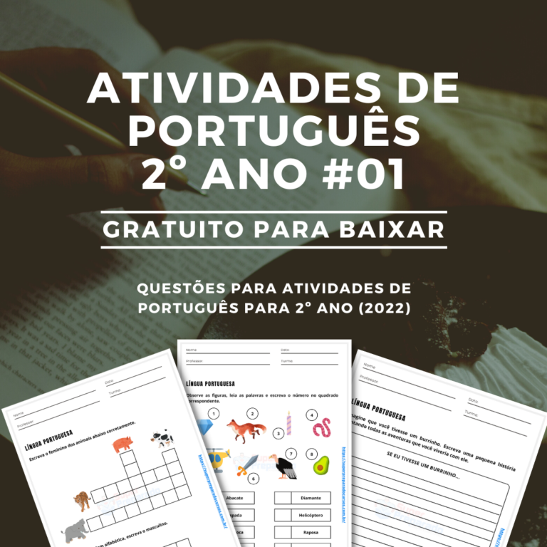 Atividades de Português 2º ano #01