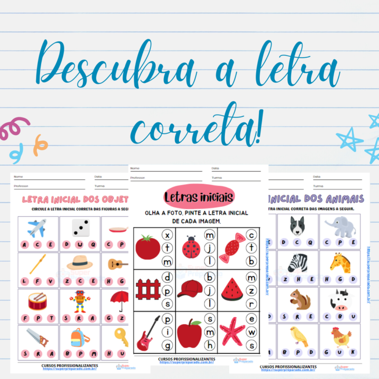 Descubra a letra correta