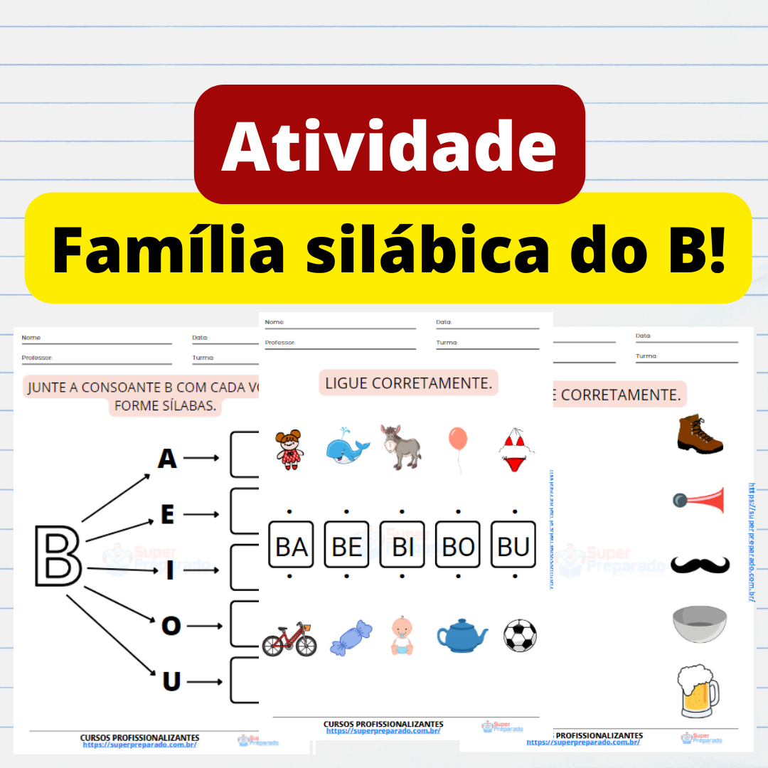 Família silábica do B - Simulados e Questões