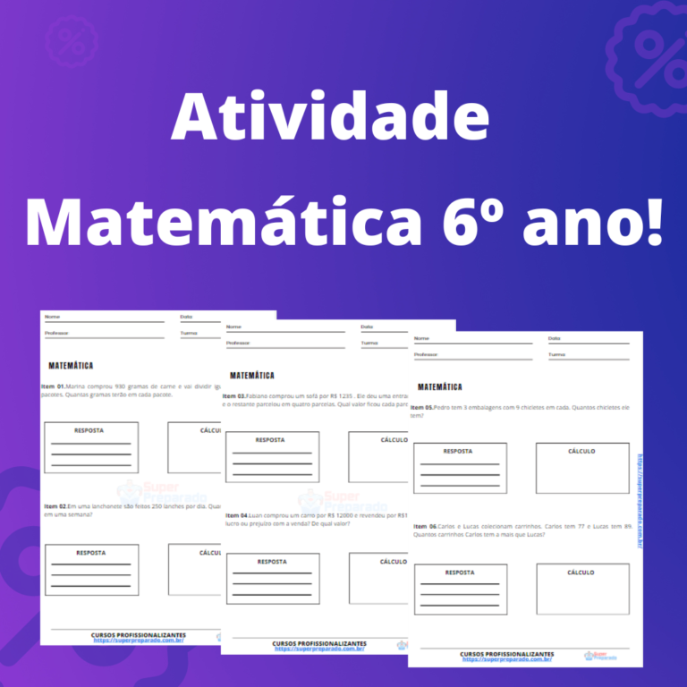 Matemática 6º ano - 07