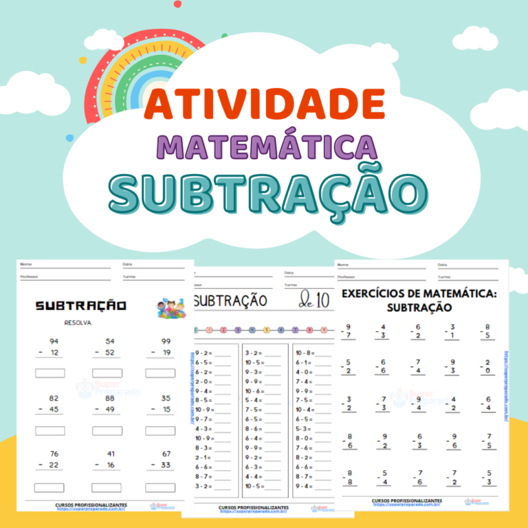 Matemática - subtração
