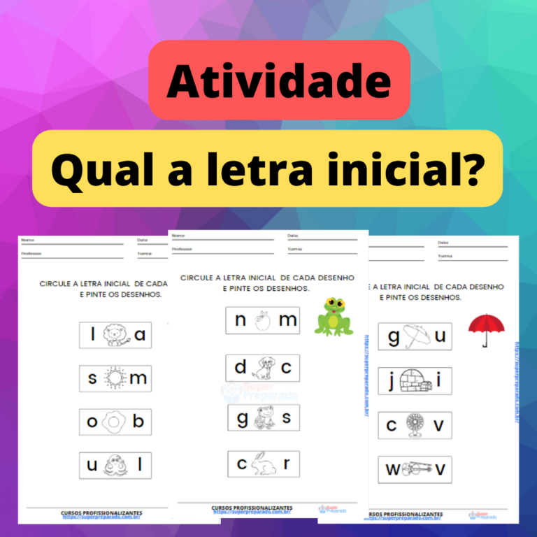 Qual a letra inicial