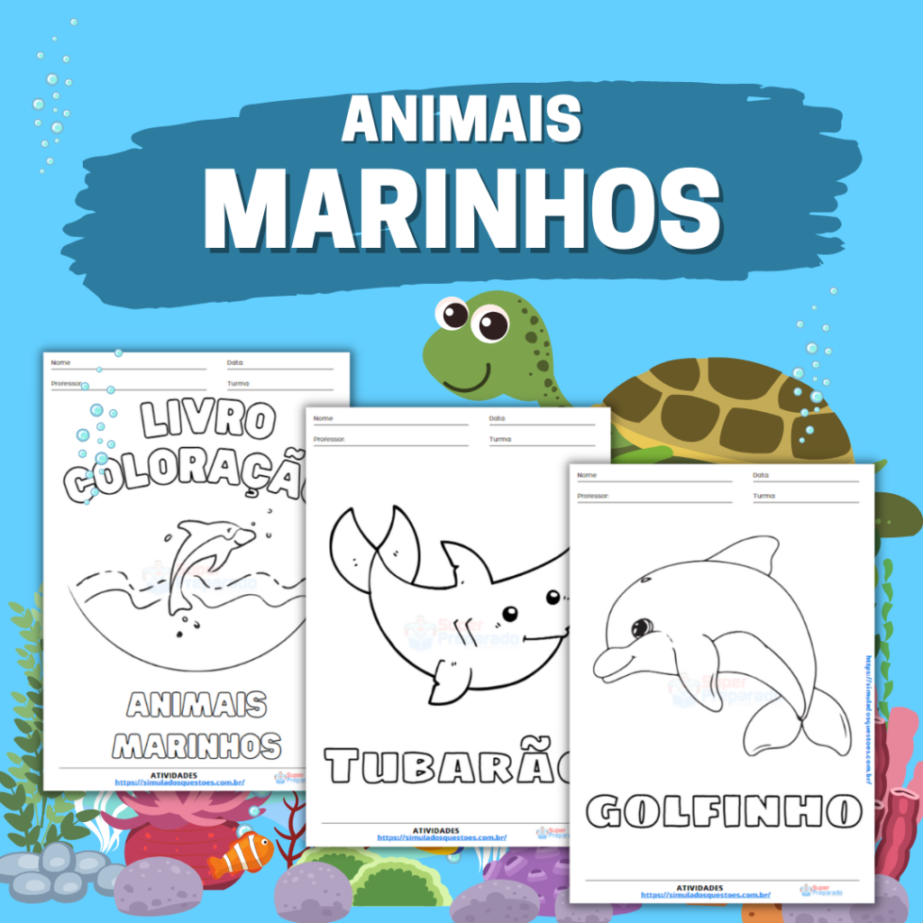 Desenhos simples para colorir gratuitos de Animais para baixar