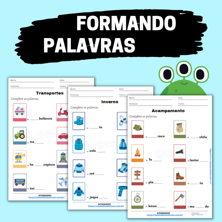 Formando palavras