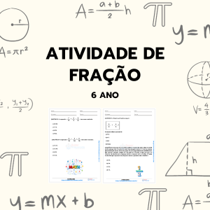 Exercícios 6 º ano-Matemática-Frações, PDF, Fração (Matemática)