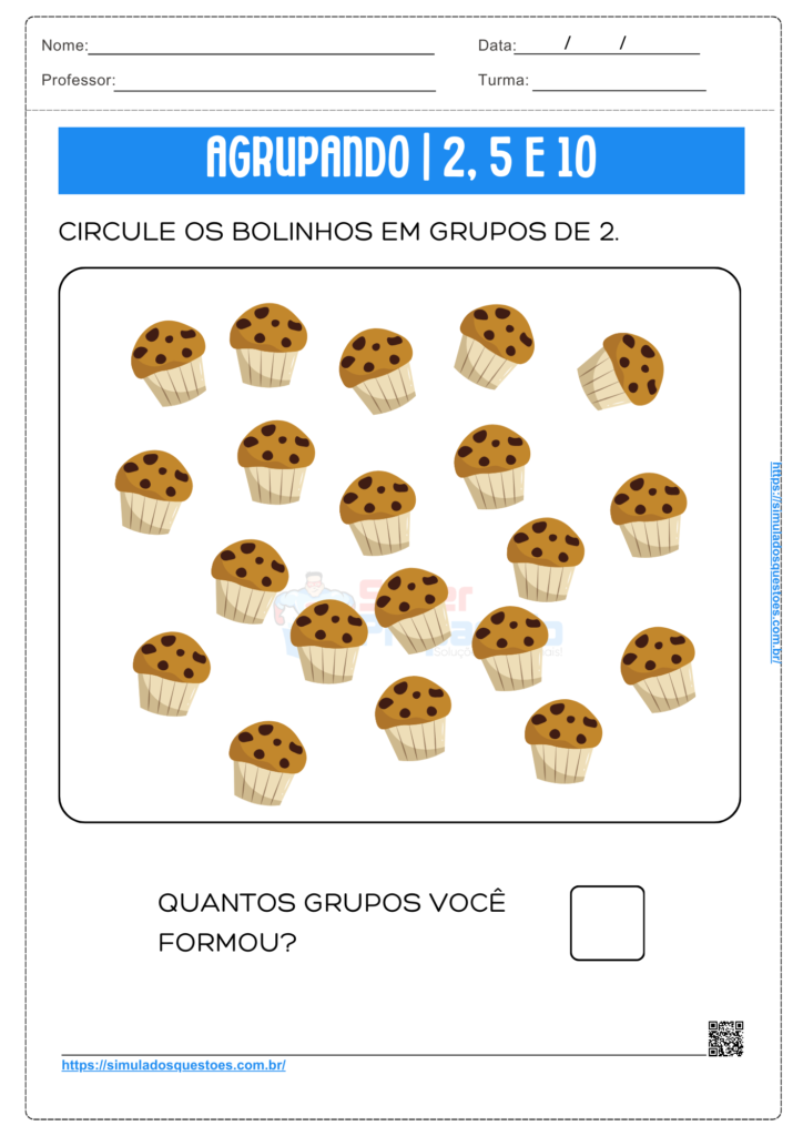 #28 Atividades de Agrupar em 2, 5 ou 10 unidades para Educação Infantil ...
