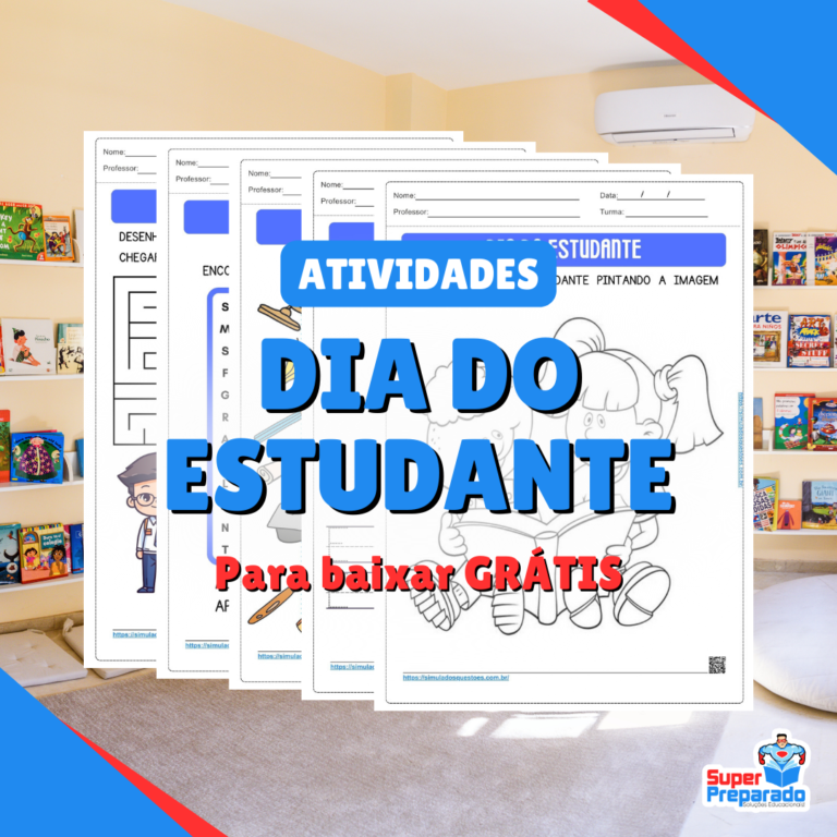 #02 Atividades de Dia do Estudante PDF + Dicas para Professores