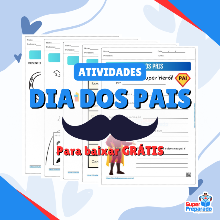 #02 Atividades de Dia dos Pais PDF + Dicas para Professores
