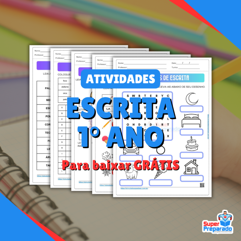 Atividades de Escrita 1° Ano PDF + Dicas para Professores