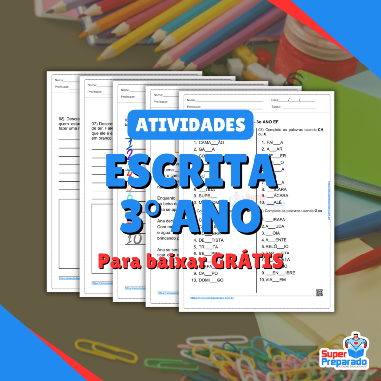 Atividades de Escrita 3° Ano PDF + Dicas para Professores