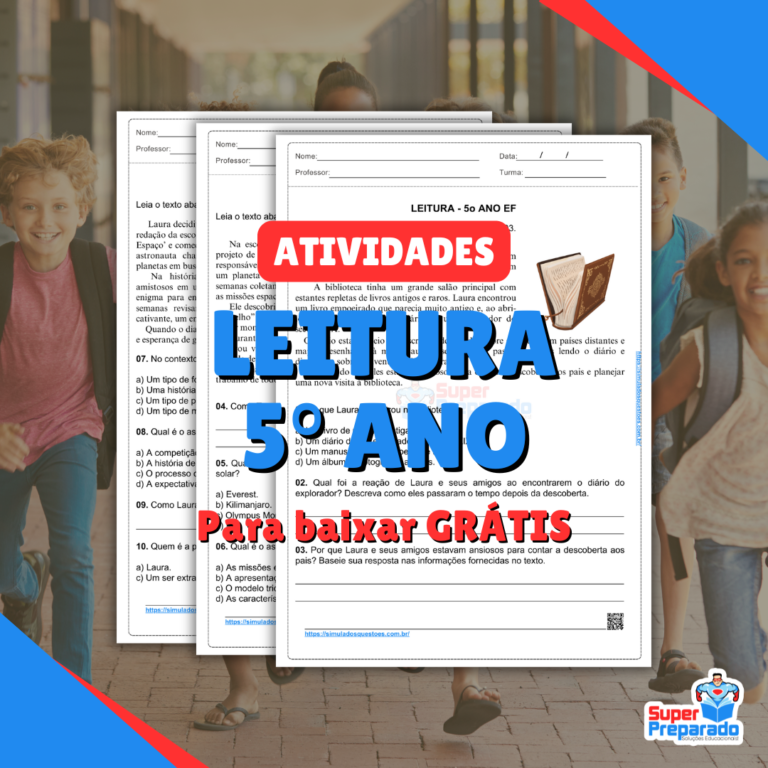 Atividades de Leitura 5° Ano PDF + Dicas para Professores
