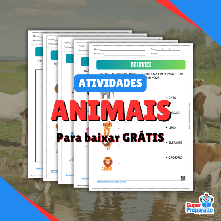 Atividades de Animais para Educação Infantil