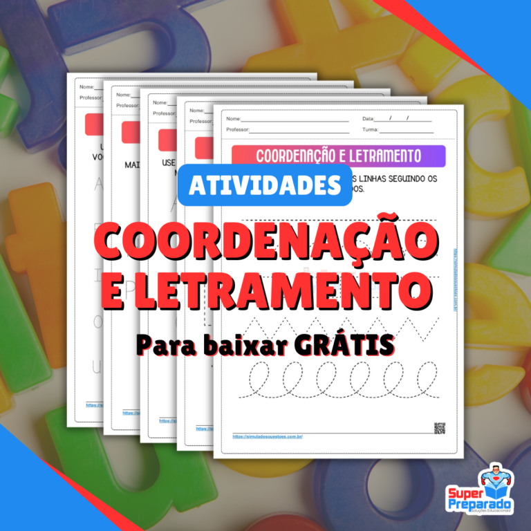 Atividades de Coordenação e Letramento para Educação Infantil