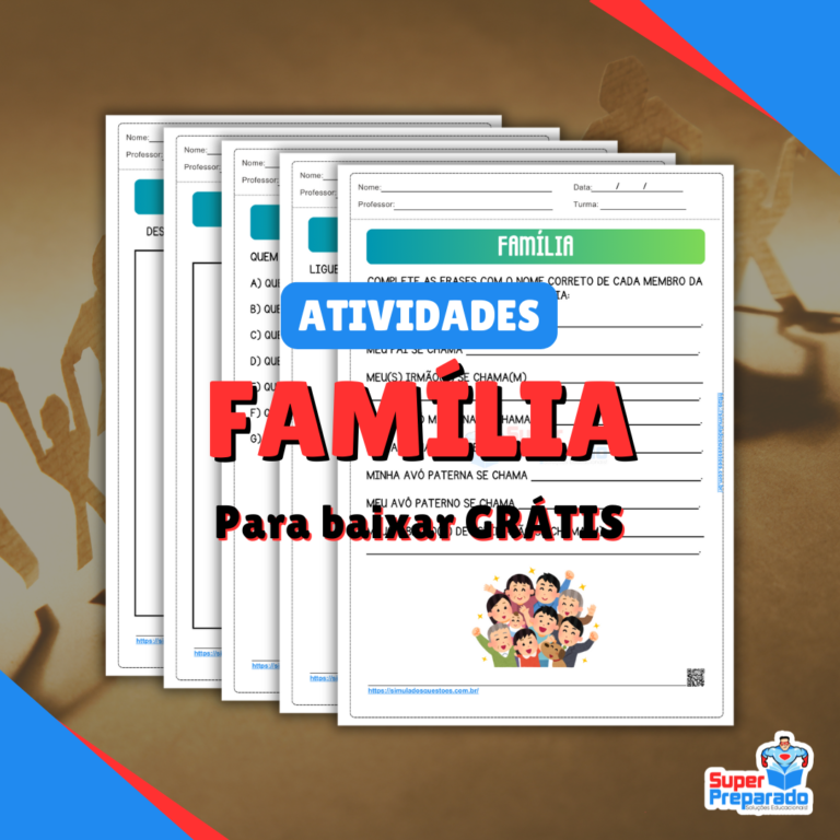 Atividades de Família para Educação Infantil
